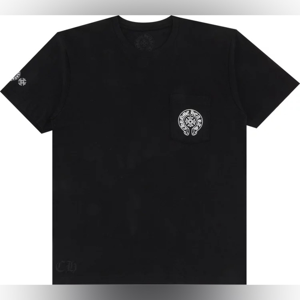 Chrome Hearts Gradient Logo T-Shirt 'Black/Multicolor'